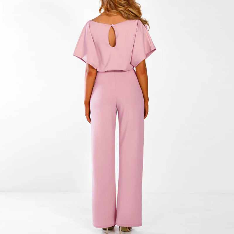 Melina | Eleganter Damen-Jumpsuit mit Gürtel