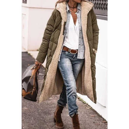Franziska | Elegante Pufferjacke mit Schaffellfutter