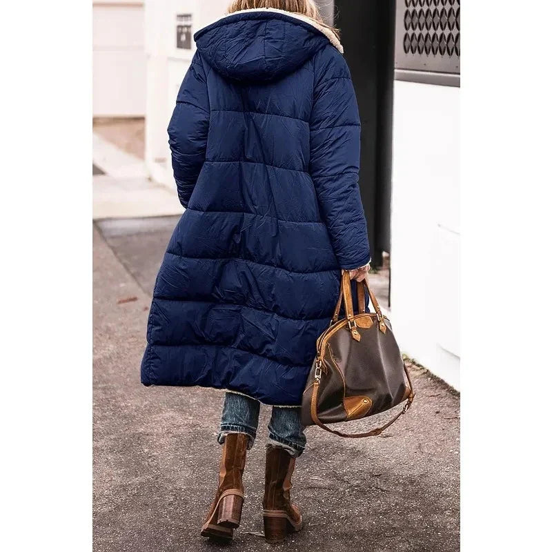 Franziska | Elegante Pufferjacke mit Schaffellfutter