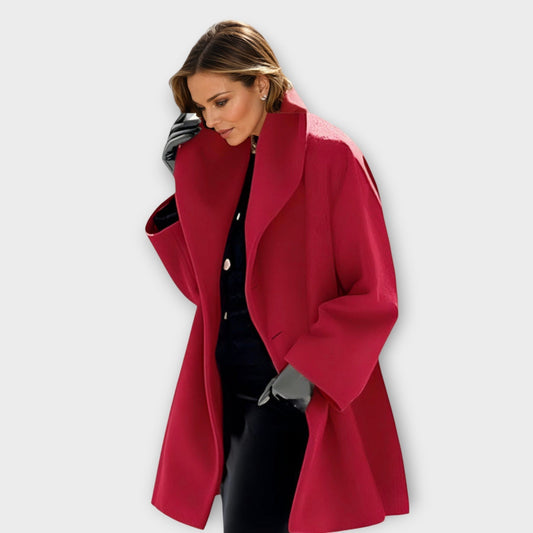 Magdalena | Stylischer Oversized Wollmantel